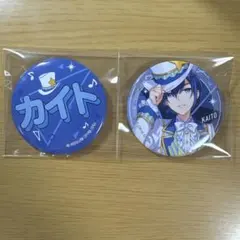 名探偵コナン ペンシルアート 缶バッジ 黒羽快斗 中森青子 セット
