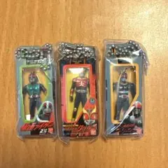 仮面ライダー ソフビパッケージチャーム3個セット