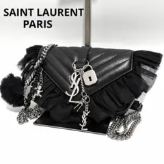 【極美品】SAINT LAURENT PARIS ショルダーバッグ Y2K 黒のサムネイル