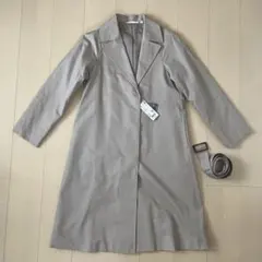 【未使用品】UNIQLO ユニクロ　ベージュ トレンチコート ベルト付き　M