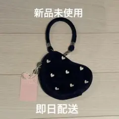 【新品未使用】フェイラー　ラブラリーハート　ハート型ポーチ　ネイビー