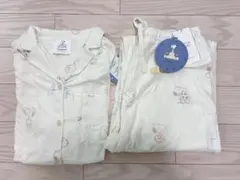 新品 ジェラートピケ コラボ スヌーピー 接触冷感 ルームウェアのサムネイル