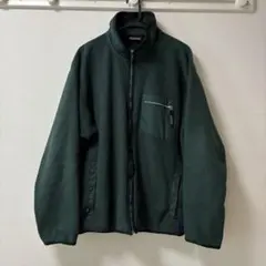 Patagonia フリースジャケット ダークグリーン　シンチラ　フルジップ