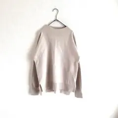 【RagOut ラグアウト】 ニット 長袖 ベージュ スリット入り M 春