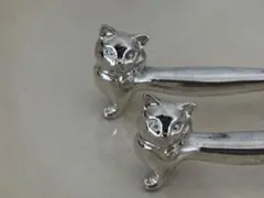 フランス　猫型　カトラリーレスト　4個セット　箸置き フランス 猫型 カトラリーレスト 4個セット 箸置き - メルカリ