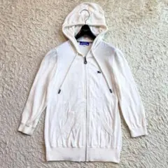極美品✨️BURBERRY ノバチェック ホースロゴ ロープ パーカー フード
