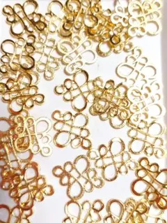 ゴールドコネクター20個 ハンドメイド資材 中国結び