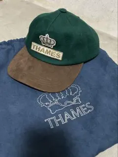 THAMES テムズ　キャップ 緑/茶色　ブロンディ