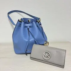 2点セット✨MICHAEL KORS ドローストリングショルダーバッグ 巾着型のサムネイル
