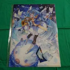 ボカロ 初音ミク(ピスケ) 雪ミク2020 A4クリアファイル