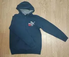 4/19までの特別値下げ★PUMA フード付きパーカー 160cm ネイビー