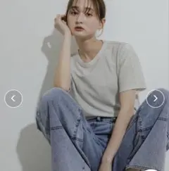 センスオブプレイス★クルーネックラメTシャツ(半袖)のサムネイル