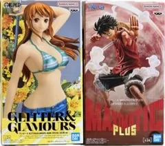 ワンピース　ルフィ　ナミ　フィギュア　2個セット