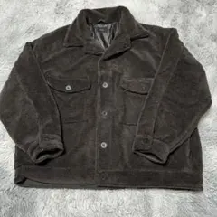 【試着のみ】SLICK スリック ボア ジャケット チャコール