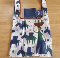 KALDI エコバッグ Helpers ブルー