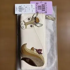 ANNA SUI 長財布 ホワイト 馬 猫 モチーフ - メルカリ