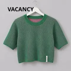 VACANCY Tシャツ 配色プレーティングハーフスリーブリブニットのサムネイル