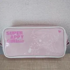SUPER HAPPY GIRL 筆箱 ペンケース ピンクのサムネイル