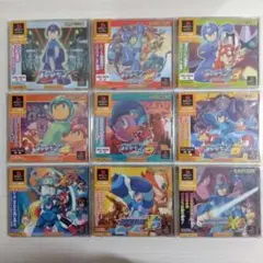 帯付き★ PSソフト ロックマンシリーズ、ロックマンXシリーズ 9本セット