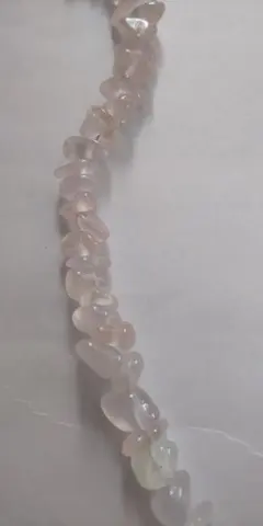 ピンクカルセドニー タンブル ビーズ 21cm 天然石 パワーストーン