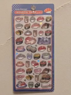 クーリア正規品】ボンボンドロップシール♡和柄♡寿司