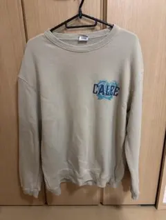 CALEE ベージュ スウェット M