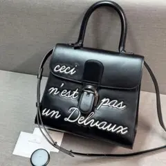 DELVAUX デルヴォー ルーモアMM 2way ショルダーバッグ ブラックのサムネイル