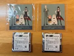 【新品未開封】SPY×FAMILYスパイファミリー缶バッジ、シール 大阪関西万博