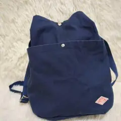 【美品】ダントン　DANTON 2WAY　トートバッグ　ネイビー　リュック