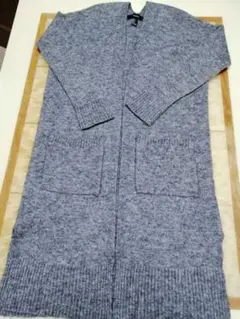 【FOREVER21】ロングカーディガン グレー系 Mサイズ相当