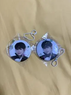 &team HARUA ハルア 缶バッジキーリング セカナン 2個セット