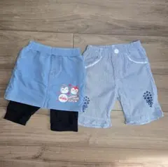 【美品】アンパンマンスカッツ&ハーフパンツ 2枚セット