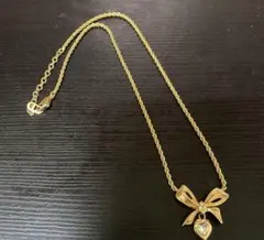 週末タイムセールDIORリボンモチーフ ネックレス