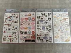 り*り様 大人の図鑑シール　サンリオ　4枚セット