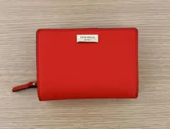 kate spade レッド 二つ折り財布