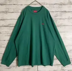 【人気カラー】 シュプリーム☆ ワンポイント 刺繍ロゴ 長袖 即完売モデル