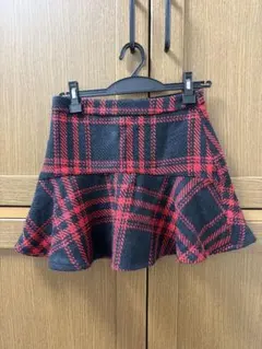 EGOIST赤黒チェック フレアスカート サイズ1