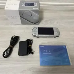 【動作未確認】PSP3000 ミスティックシルバー　箱付き美品