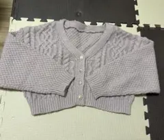GRL ショート丈ニットカーディガン Fサイズ