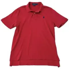 Polo Ralph Lauren レッド ポロシャツ L 鮮烈な赤