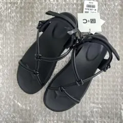 UNIQLO ロープサンダル　ブラック　Mサイズのサムネイル
