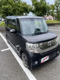 H25年 N-BOXカスタム G 両側電動スライドドア 黒格安足車・通勤通学に！のサムネイル