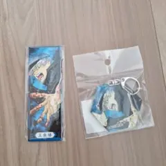 呪術廻戦 五条悟 アクリルキーホルダー 缶バッジ