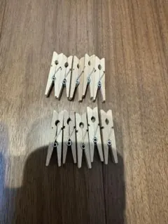 木製 クリップ 10個セット 約4.5cm 結婚式 ウェルカムスペース