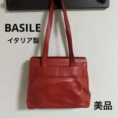 【最終価格 近日削除】BASILE バジーレレザー ショルダーバッグ