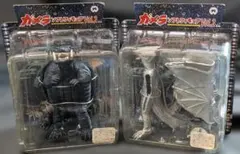 昭和ガメラ＆宇宙ギャオス（セガ・エクスプラス）ソフビフィギュア２体セット未開封のサムネイル