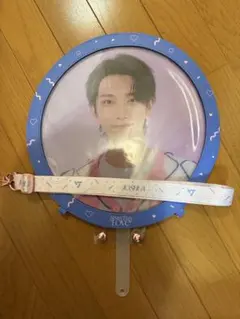 SEVENTEEN うちわ うちわカバー ストラップ ジョシュア 最終値下げ❗️セブチ ジョシュア うちわカバー ショルダーストラップ