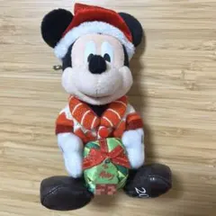 ミッキー／クリスマス／ぬいぐるみバッチ　2017