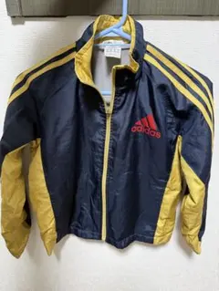 adidas 130 ナイロン　裏起毛　アウター