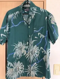 reyn spooner アロハシャツ グリーン Lのサムネイル